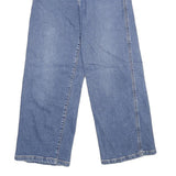 LEVI'S Mile High Cropped Wide Leg Womens Jeans Blue Regular Wide-Leg Denim W24