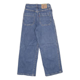 LEVI'S Mile High Cropped Wide Leg Womens Jeans Blue Regular Wide-Leg Denim W24