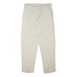 THE NORTH FACE Mens Regular Fit Beige Polyester Blend Trousers W33 L31 Comfort