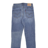 LEVI'S Mid Rise Skinny Womens Jeans Blue Regular Skinny Denim Light W27 L30