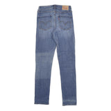 LEVI'S Mid Rise Skinny Womens Jeans Blue Regular Skinny Denim Light W27 L30