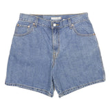 LEVI'S Womens Denim Blue Casual Shorts UK 10 W30 Classic Fit Cotton