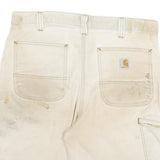 CARHARTT Mens Shorts Beige XL W34 Cotton Blend Casual Workwear Utility