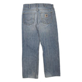 CARHARTT Womens Jeans Blue Regular Straight Denim Medium W30 L28 Casual Wear