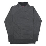 CALVIN KLEIN PERFORMANCE Womens Grey Crew Neck L Cotton Blend Sweatshirt