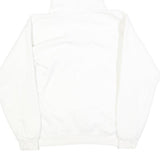 HANES Womens White Hoodie S Cotton Blend Soft Fit Casual Pullover Sweatshirt