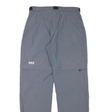 HELLY HANSEN Womens Grey Polyester Blend Regular Fit Straight Leg Trousers W28
