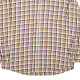 CAMEL ACTIVE Mens Beige & Purple Check Shirt L Button Down Collar Long Sleeve