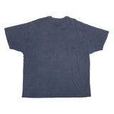 CARHARTT Mens Blue Henley 2XL Short Sleeve Cotton Pocket Work T-Shirt