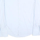 PIERRE CARDIN Mens White Shirt L Cotton Blend Long Sleeve Classic Fit Button
