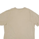 CARHARTT Mens Beige Pocket T-Shirt XL Short Sleeve Crew Neck Workwear Cotton