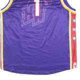Mens Purple & Red Harlem Wizards Basketball Jersey XL Sleeveless V-Neck Sports