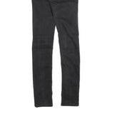 VERSACE Womens Jeans Black Slim Skinny Denim Medium W28 L34 Designer Zip