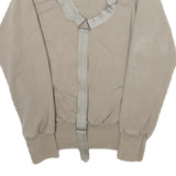 ADIDAS BY STELLA MCCARTNEY Womens Beige Cotton Blend Zip Jacket UK 8 Plain