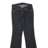 LEVI'S 503 Womens Blue Regular Bootcut Denim Raw Cotton Blend W26 L30 Zip