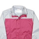 KIDZ Girls Grey & Pink Button Jacket M Polyester Plain Children's Lightweight