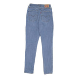 LEVI'S Womens Blue Slim Skinny Denim Light W28 L30 Stretch Cotton Blend Jeans