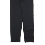 RIDERS Mens Cotton Blend Black Regular Fit Straight Leg Trousers W32 L34 Casual