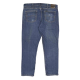 LEE Mens Jeans Blue Regular Straight Denim Medium W38 L29 Classic Fit Zip
