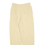 COMMA Womens Beige Relaxed Tapered Trousers W26 L28 Lightweight Fashion