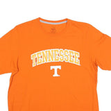 RUSSELL ATHLETIC Mens Orange Tennessee T-Shirt L Short Sleeve Crew Neck Cotton