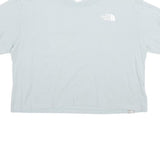 THE NORTH FACE Womens Light Blue Crop T-Shirt M Short Sleeve Crew Neck Casual