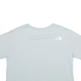 THE NORTH FACE Womens Light Blue Crop T-Shirt M Short Sleeve Crew Neck Casual