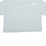 THE NORTH FACE Womens Light Blue Crop T-Shirt M Short Sleeve Crew Neck Casual
