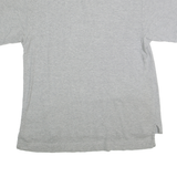 NAUTICA Mens Grey Short Sleeve Plain Polo Shirt S Cotton Casual Basic