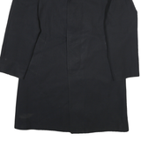 STRELLSON Mens Black Classic Cotton Blend Jacket XL Button Fastening Plain