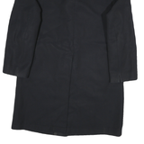 STRELLSON Mens Black Classic Cotton Blend Jacket XL Button Fastening Plain