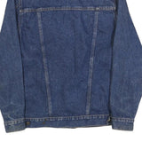 LEVI'S Womens Blue Denim Jacket M Cotton Button Plain Classic Fit Western Style