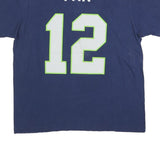 NFL Mens Blue Seattle Seahawks 12 Graphic T-Shirt XL Short Sleeve Crew Neck