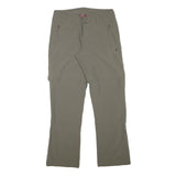 THE NORTH FACE Mens Polyester Blend Beige Regular Zip Trousers W31 L31 Outdoor