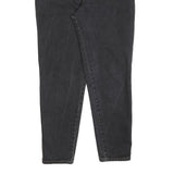 CERRUTI Womens Regular Black Denim Cotton Blend Jeans W30 L30 Classic Zip