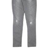 LEVI'S Womens Grey Slim Skinny Denim Light W29 L31 Distressed Cotton Blend Jeans