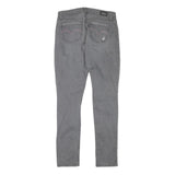 LEVI'S Womens Grey Slim Skinny Denim Light W29 L31 Distressed Cotton Blend Jeans