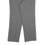 SAG HARBOR Womens Polyester Grey Regular Fit Straight Leg Trousers W28 L28
