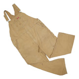 DICKIES Mens Beige Dungarees Regular Fit Cotton Blend XL W44 L30 Workwear Heavy