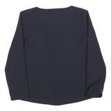 EMPORIO ARMANI Womens Navy Blue Basic Top Long Sleeve Round Neck M