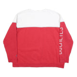 CHAMPION Mens Red & White Ohio State Crew Neck L Sweatshirt Rugby Style