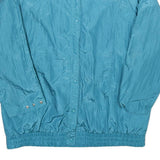 KRISTEN BLAKE Womens Blue Nylon Zip Jacket XL Lightweight Comfortable Casual