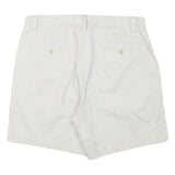 NAUTICA Mens White Casual Cotton Blend Shorts XL W36 Classic Fit Summer