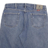 WRANGLER Mens Denim Blue Casual Shorts 2XL W36 Cotton Blend Classic Fit
