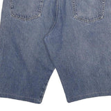 WRANGLER Mens Denim Blue Casual Shorts 2XL W36 Cotton Blend Classic Fit