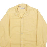 VANDERBILT Mens Yellow Casual Shirt XXS Lightweight Polyester Blend
