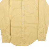 VANDERBILT Mens Yellow Casual Shirt XXS Lightweight Polyester Blend