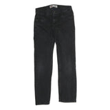 LEVI'S 511 Mens Black Slim Skinny Denim Medium Wash W27 L27 Slim Fit Zip Jeans
