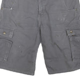 CARHARTT Mens Grey Cargo Shorts M W32 Workwear Durable Comfortable Pockets