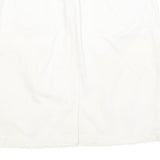 CALVIN KLEIN Womens White Cotton Blend Mini Skirt S Casual Summer